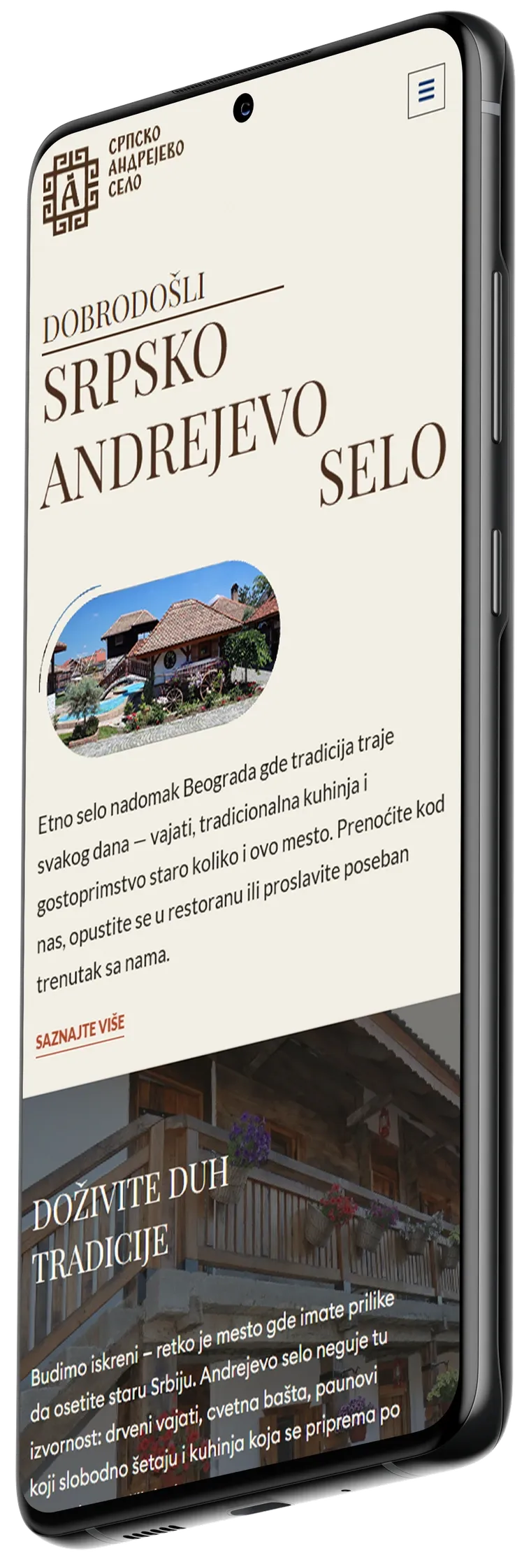 Primer Micro Web sajta — prezentacioni sajt sa uslugama, cenama i utiscima klijenata
